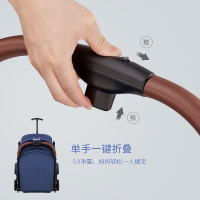 呵宝(HOPE)婴儿车推车超轻便可折叠宝宝车可上飞机可坐可躺儿童手推车带拉杆轻质5.9Kg天际款
