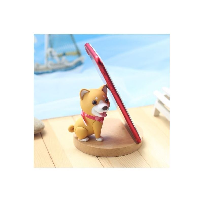 小狗手机支架可爱桌面通用卡通创意苹果华为安卓手机架平板手机座