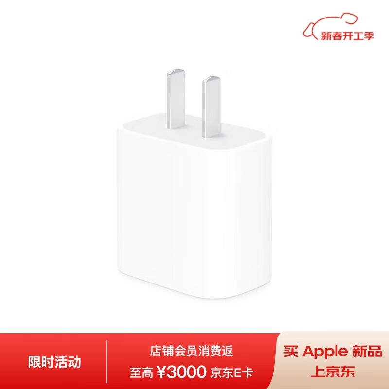 Apple 20W USB-C手机快速充电头 充电器 适配器iPhone13/14/15/16/iPad快充插头高清大图
