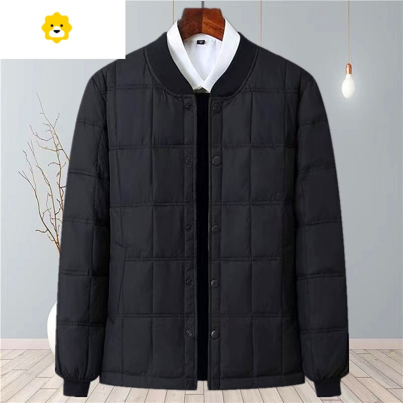 basket装羽绒服男内胆中老年加厚p暖内衣爸爸羽绒内外穿轻薄小棉袄