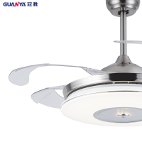 冠雅(GUANY)FS5038吊扇灯42寸家用客厅现代简约隐形带风扇电扇吊灯光源36W电机功率65W