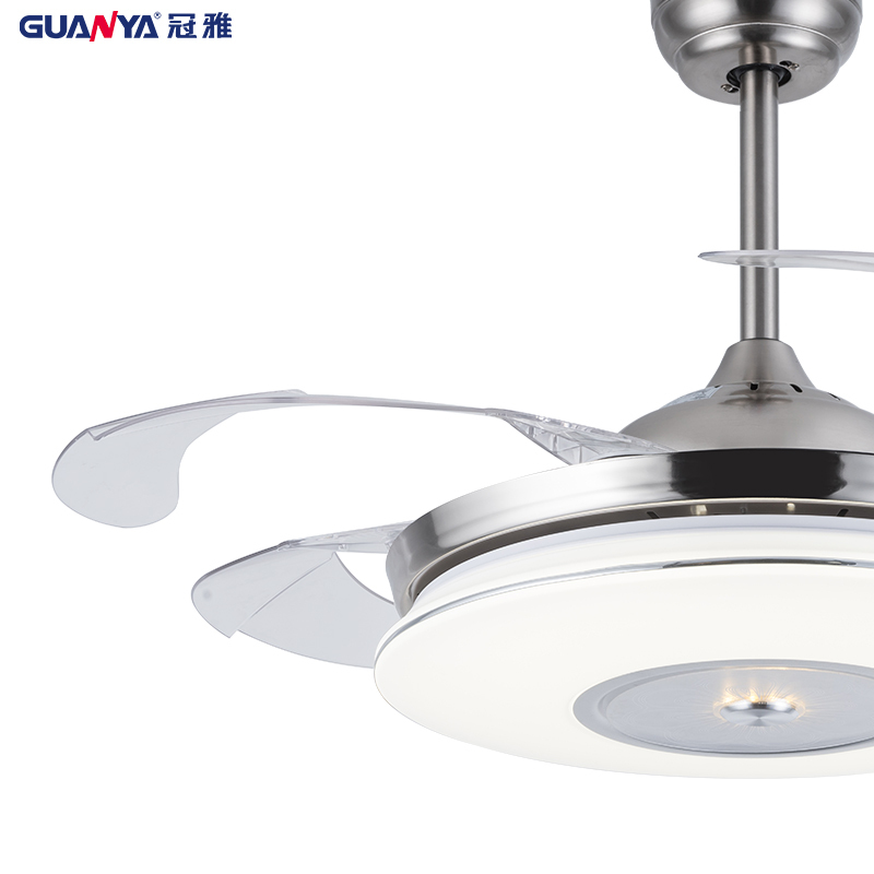 冠雅(GUANY)FS5038吊扇灯42寸家用客厅现代简约隐形带风扇电扇吊灯光源36W电机功率65W
