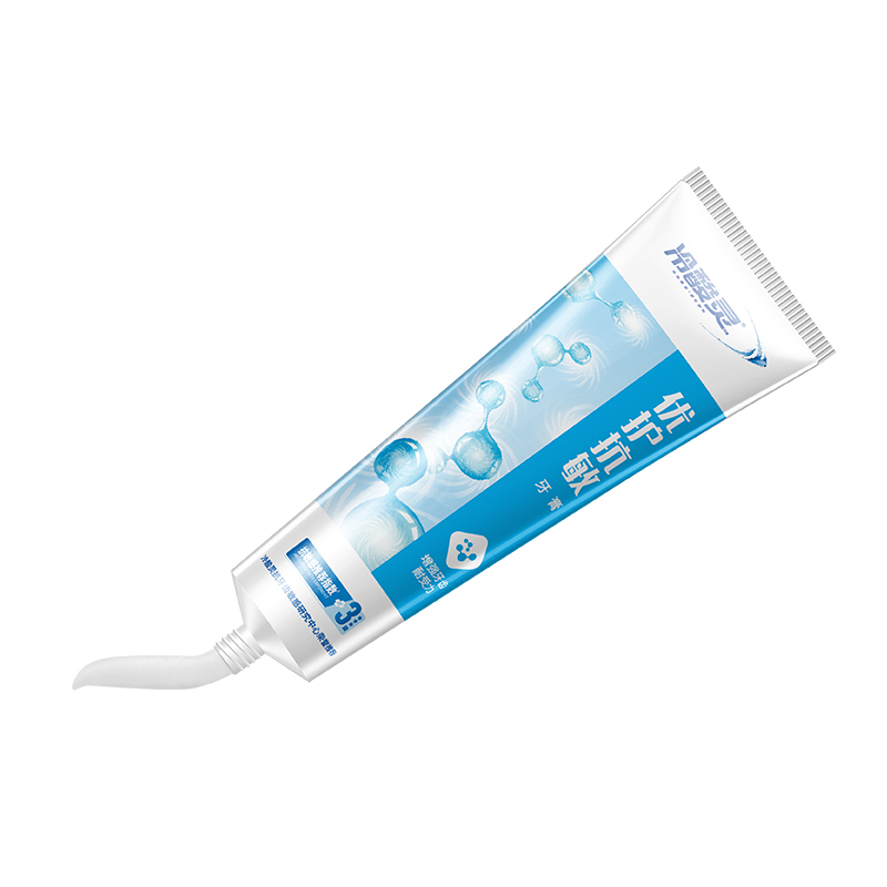 冷酸灵抗敏牙膏套装4支共480g(清火益齿120g*2+优护抗敏120g*2)双重护敏、清火固齿