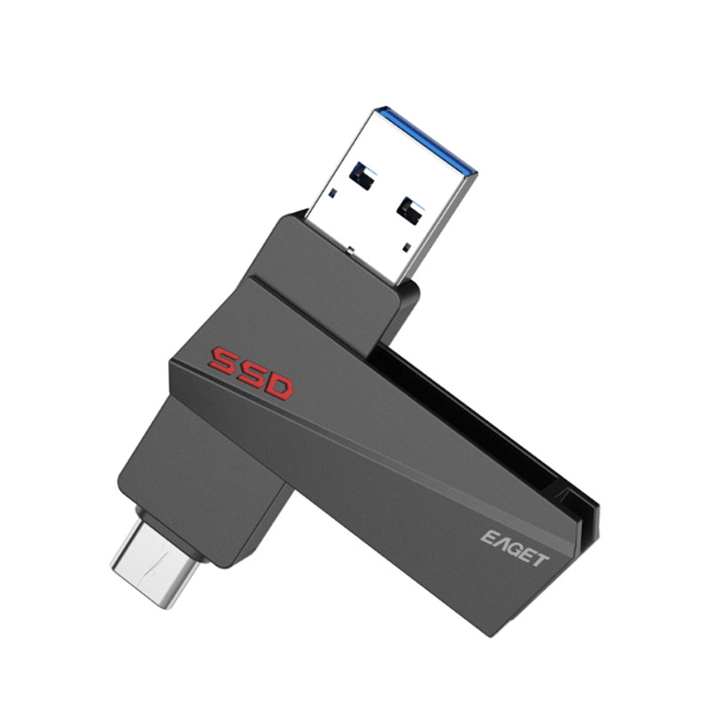 忆捷(EAGET)SU20固态U盘 USB3.2 128G商务高速闪存u盘 单位:个高清大图