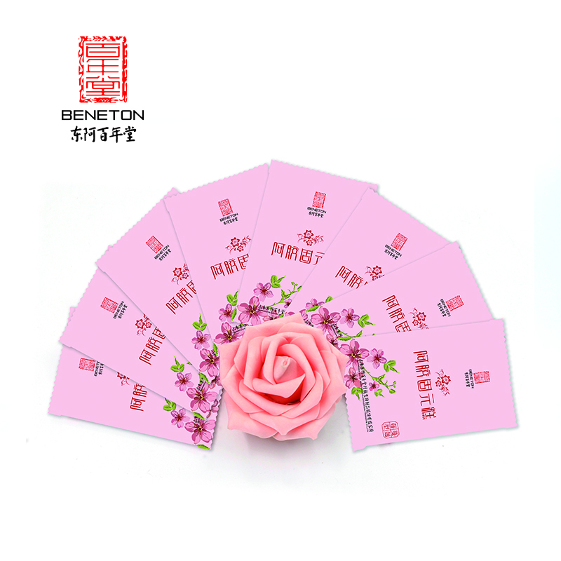 [30片装]百年堂 山东正宗东阿阿胶补血养气蔓越莓阿胶固元糕300g/盒