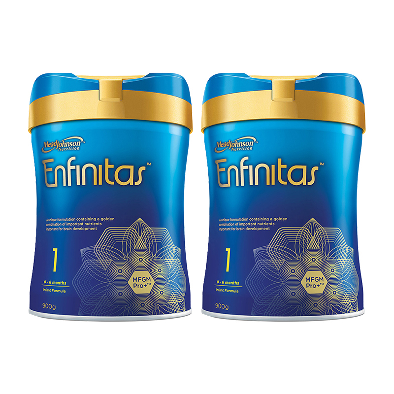 1段奶粉 2罐装Mead Johnson 港版美赞臣 蓝臻婴幼儿奶粉Enfinitas 1段 (06个月)900g/罐【价格 图片 品牌