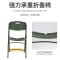 易企采 作战折叠椅吹塑军绿色便携式野营餐桌作业桌椅户外指挥桌电脑椅培训折叠椅户外活动宣传椅