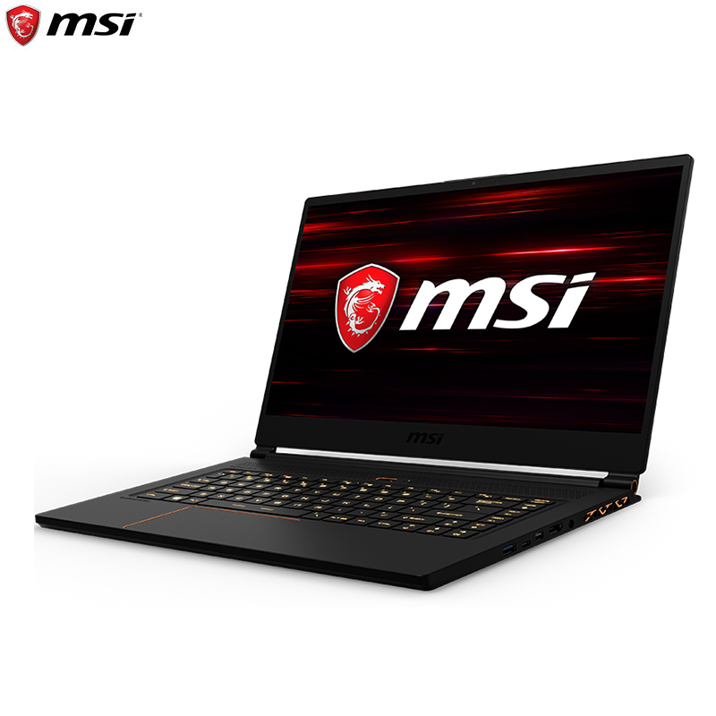 微星(MSI)GS65 014 15.6英寸 144Hz 7ms IPS电竞屏游戏本笔记本电脑(i7-8750H 16GB 256GB GTX1060 6GB 赛睿RGB背光键盘)