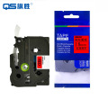 旗胜 标签色带18mm 红底黑字TZe-441 个