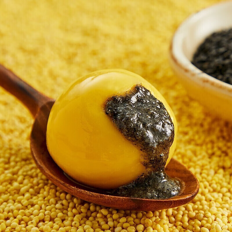 思念454g大黄米黑芝麻汤圆*2+400g零添加蔗糖黑芝麻汤圆*2高清大图