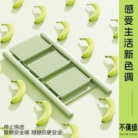 奥鹏不蕉绿梯子家用折叠伸缩加厚多功能楼梯三四步爬梯室内小梯凳人字梯