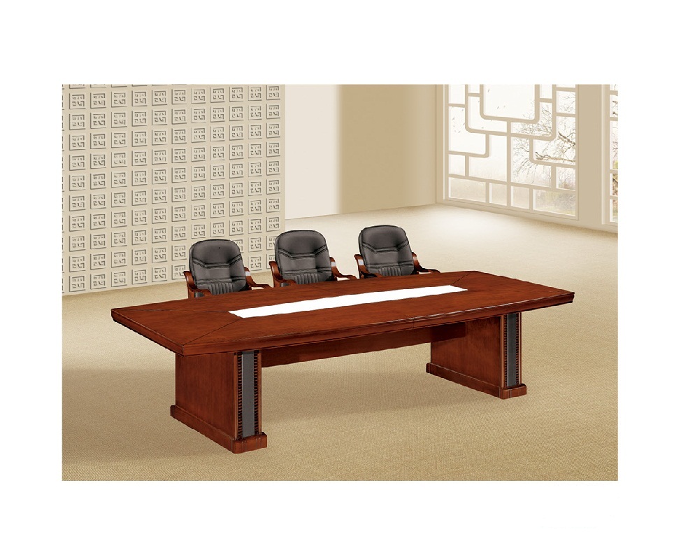 昊丰 环保实木油漆会议台 会议桌洽谈桌