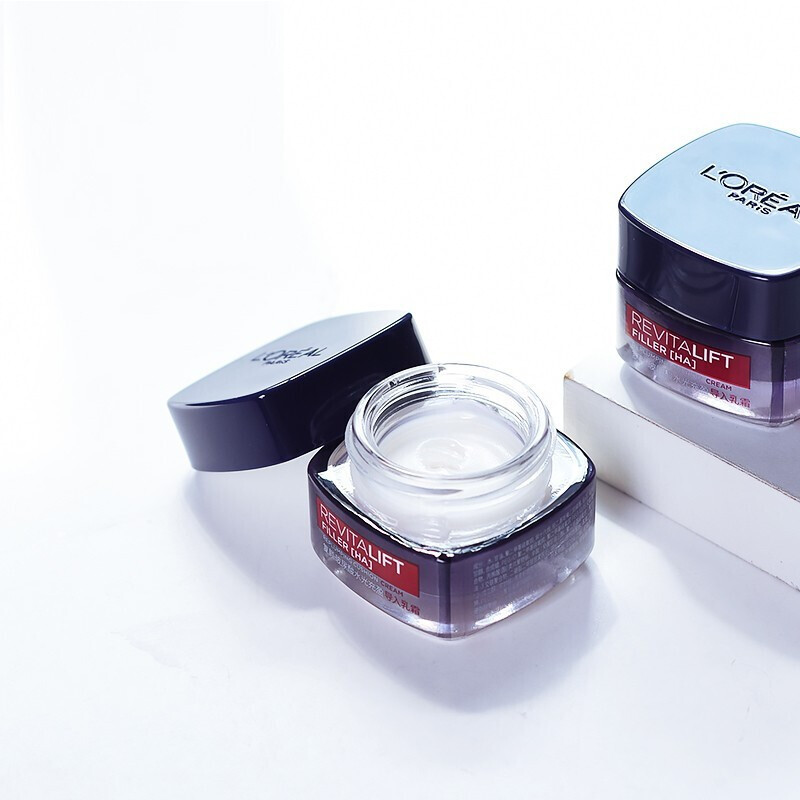 自营配送欧莱雅复颜玻尿酸水光充盈导入乳霜15ml欧莱雅零点霜女士面霜