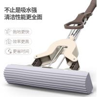 吸水海绵拖把可伸缩对折式挤水家用胶棉拖把头地拖拖布免手洗10个装 包送货