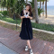 美动态大码女装连衣裙2022夏季温柔风胖mm收腰显瘦气质洋气裙子