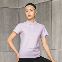 361°运动T恤女2022新款季常规休闲上衣翻领透气短袖