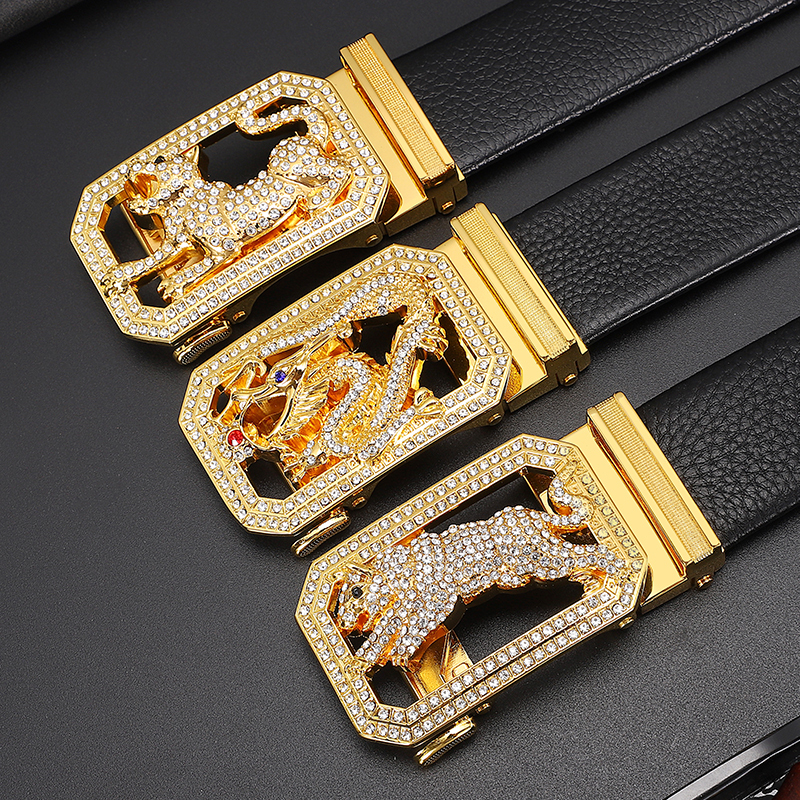 盛世尼曼皮带头男扣头合金裤腰带卡扣头皮带配件35滑道卡子十二生肖