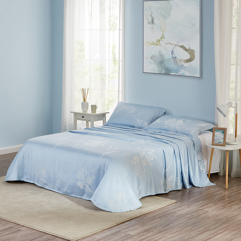 罗莱家纺床上用品夏季凉席单双人1.5/1.8m床竹纤维软席三件套by高清大图