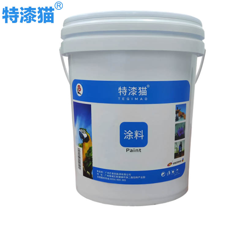 特漆猫 乳胶漆 灰色 20kg 桶高清大图