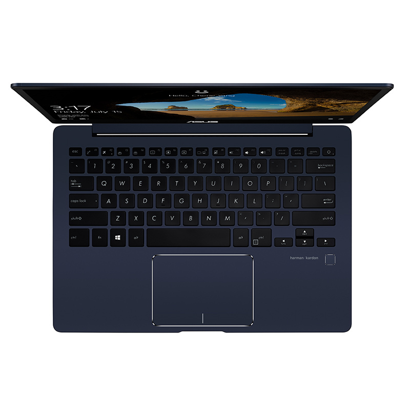 华硕(ASUS) 灵耀U3100UA 13.3英寸窄边框轻薄笔记本电脑(i5-8250U 8G 256G 集显 尊爵蓝)