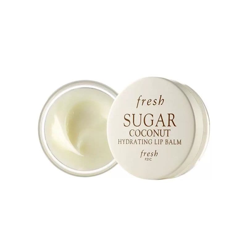 FRESH馥蕾诗唇膏 椰子唇膜6g补水保湿夜间修复唇纹滋润不油腻不起皮天然安全唇膏打底图片