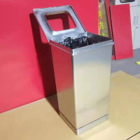 定制 高端公共区垃圾桶 单筒304不锈钢垃圾桶 车站/公园/酒店/等 (请联系客户经理沟通并了解货期)