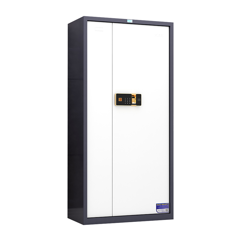 臻远 ZY5121106 文件柜档案资料柜钢制密码锁 灰白套色通门指纹锁