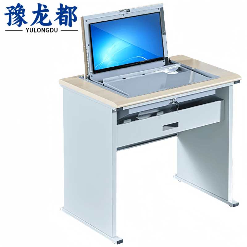 豫龙都电脑桌80cm张高清大图
