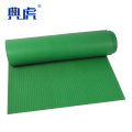 典虎 绝缘橡胶垫 绿色条纹8mm*1m*10m 卷