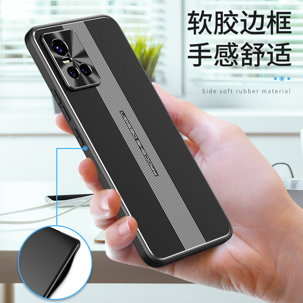 安美宝 vivo S10手机壳金属s10Pro外壳5G硅胶套S9全包s10软壳se防摔超薄隐形磁吸镜头保护壳磨砂个性创意