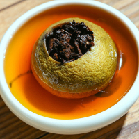 吾家(WU JIA) 新会小青柑500g A 陈皮生晒 普洱茶熟茶 小青桔茶 叶茶黑茶