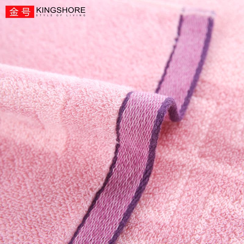 金号(KING SHORE)纯棉加厚超长提花运动巾大规格全棉吸水汗瑜伽跑步毛巾120*25图片