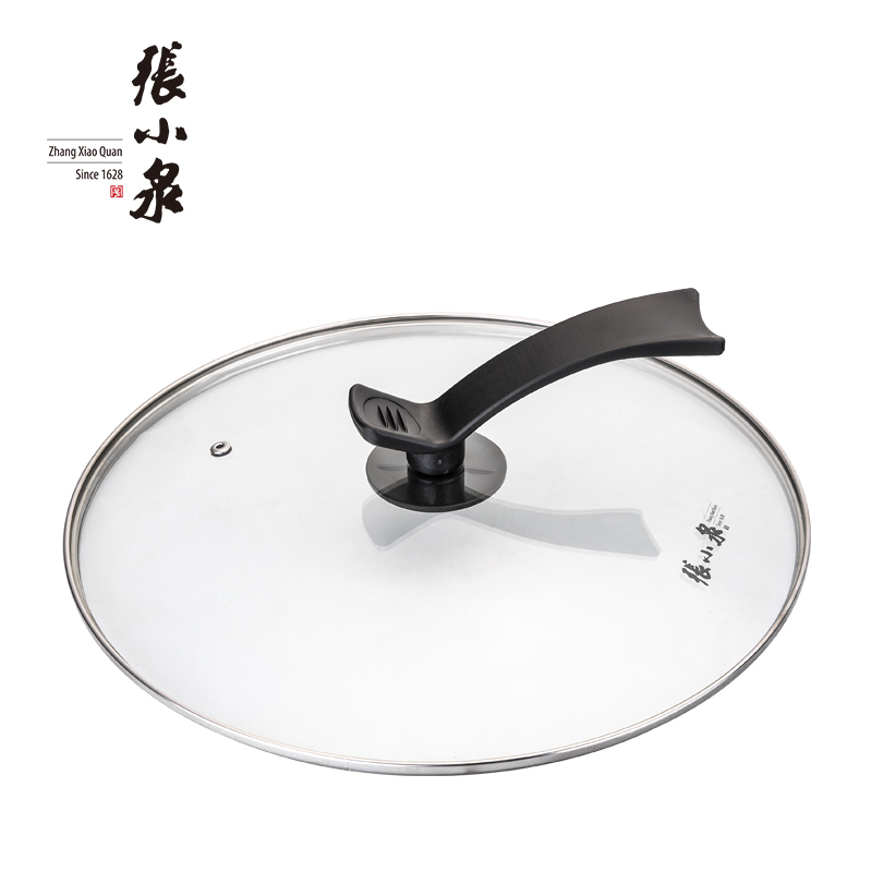 张小泉 锅具炒锅 健康无涂层 不挑炉灶 万家简品精铁炒锅32CM C30330100!高清大图