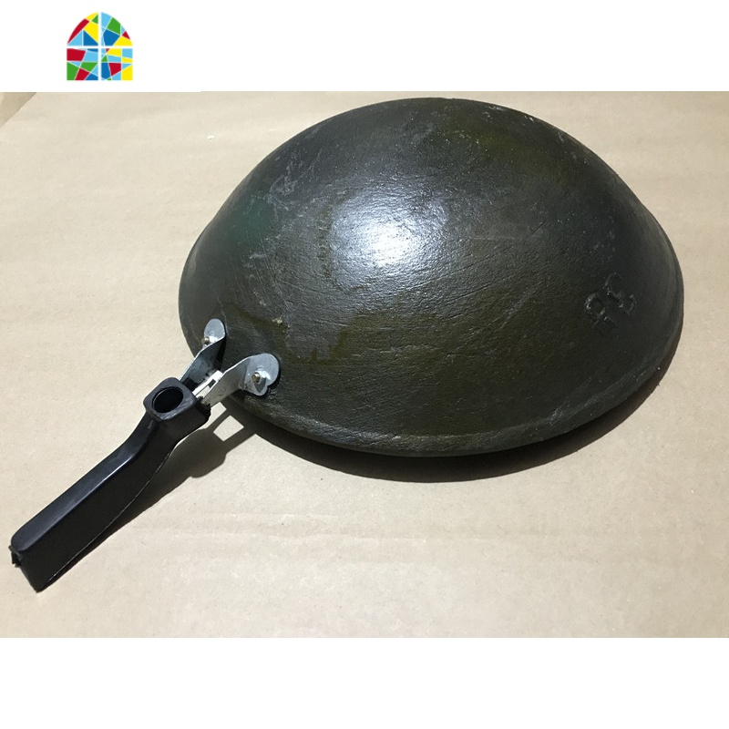 传统老式家用铸铁锅双耳炒锅不粘锅尖底锅圆底已开锅炒菜锅 FENGHOU 直径38厘米(生铁锅)高清大图
