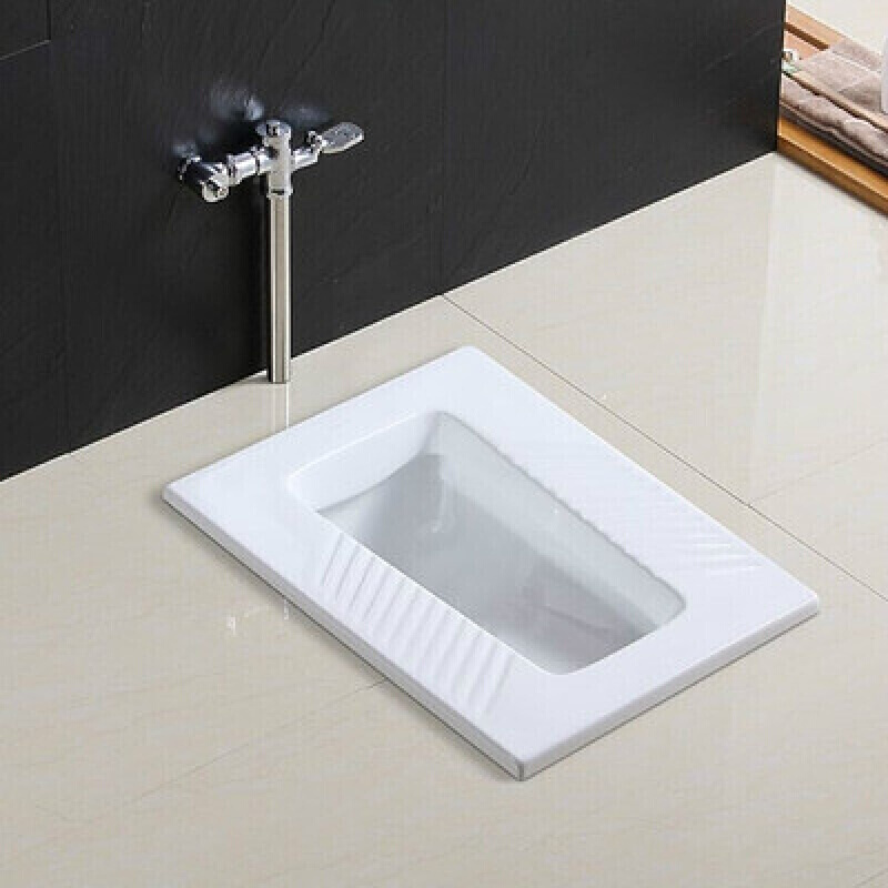 卫浴蹲便器蹲厕节水大便器带存水弯家用水箱套装陶安心抵 蹲便器 脚踏