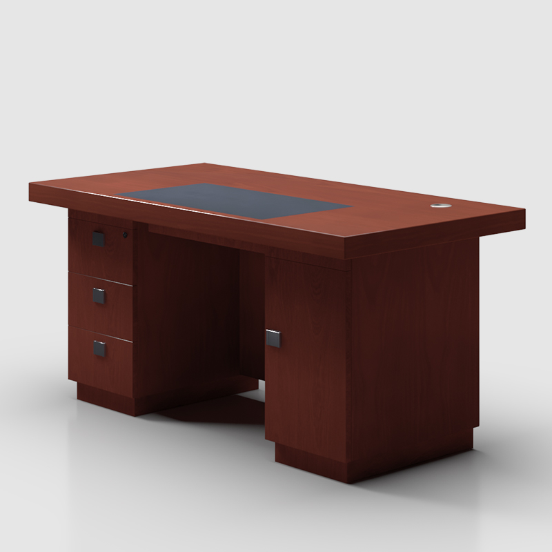 臻远ZY-BGZ-31办公家具油漆办公桌职员电脑桌写字台主管经理桌1.4米高清大图