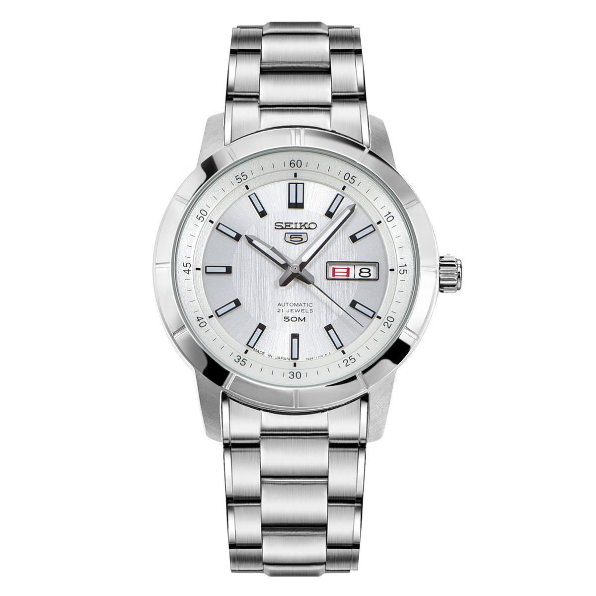 精工seiko5号机械手表全自动机械手表商务休闲男士手表snkn51j1