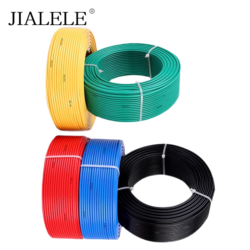 JIALELE 单股硬芯电源线 额定电压450/750V ZR-BV1 米高清大图