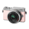松下PanasonicLumix DC-GF9XGK14-42数码微型单电套机 微单相机 粉色 1600万像素变焦套装