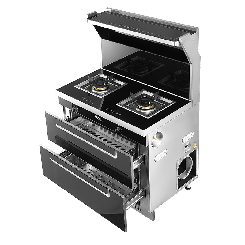 汉诺威智能烟灶消集成灶v95左右定时自动清洗恒温台