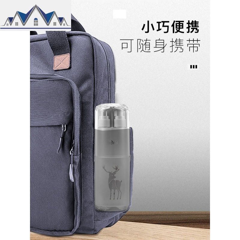 洗漱杯出差洗漱包男士旅游用品便携分装瓶收纳包女旅行装洗护套装 三维工匠高清大图