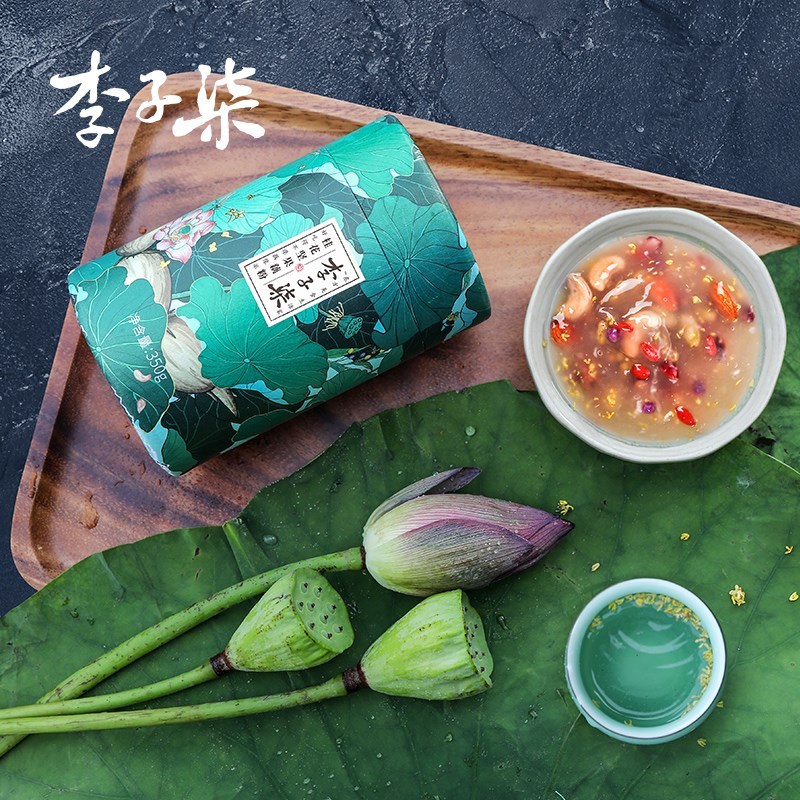 350g罐专享李子柒桂花坚果藕粉杭州特产藕粉350g李子柒