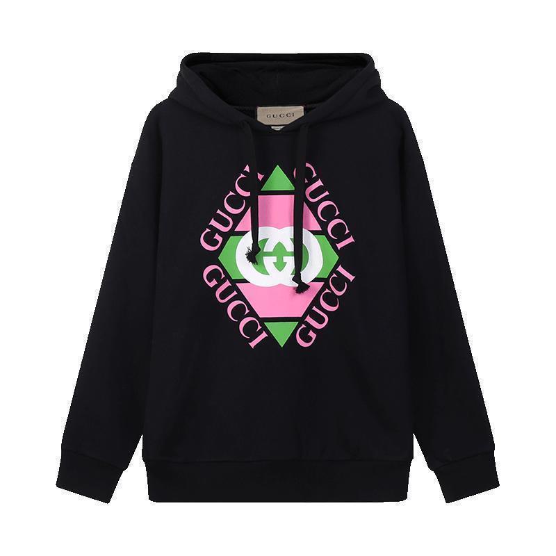 古驰gucci女士棉质宽松版连帽长袖卫衣运动衫717427xjev6