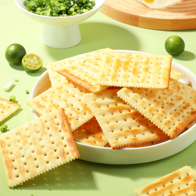 味滋源香葱苏打饼干400g整盒装休闲时光饼干零食早餐代餐高清大图