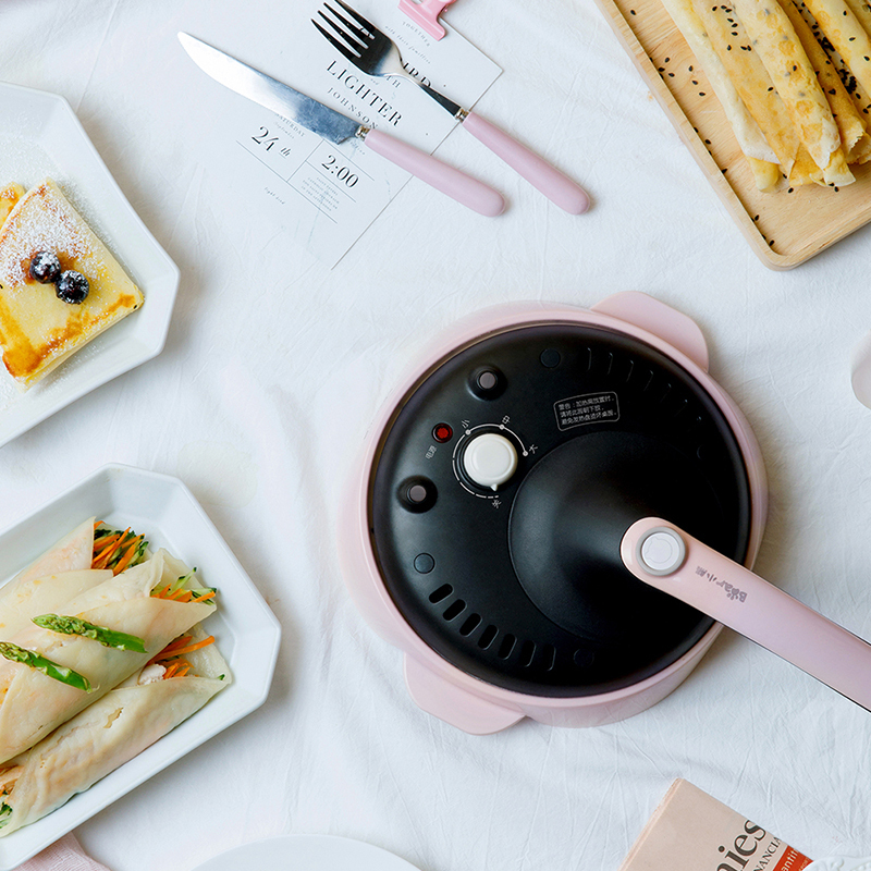 小熊(Bear)薄饼机春卷皮家用春饼机烙饼锅神器全自动迷你电饼铛蛋卷机煎饼千层蛋糕DBC-C06E1高清大图