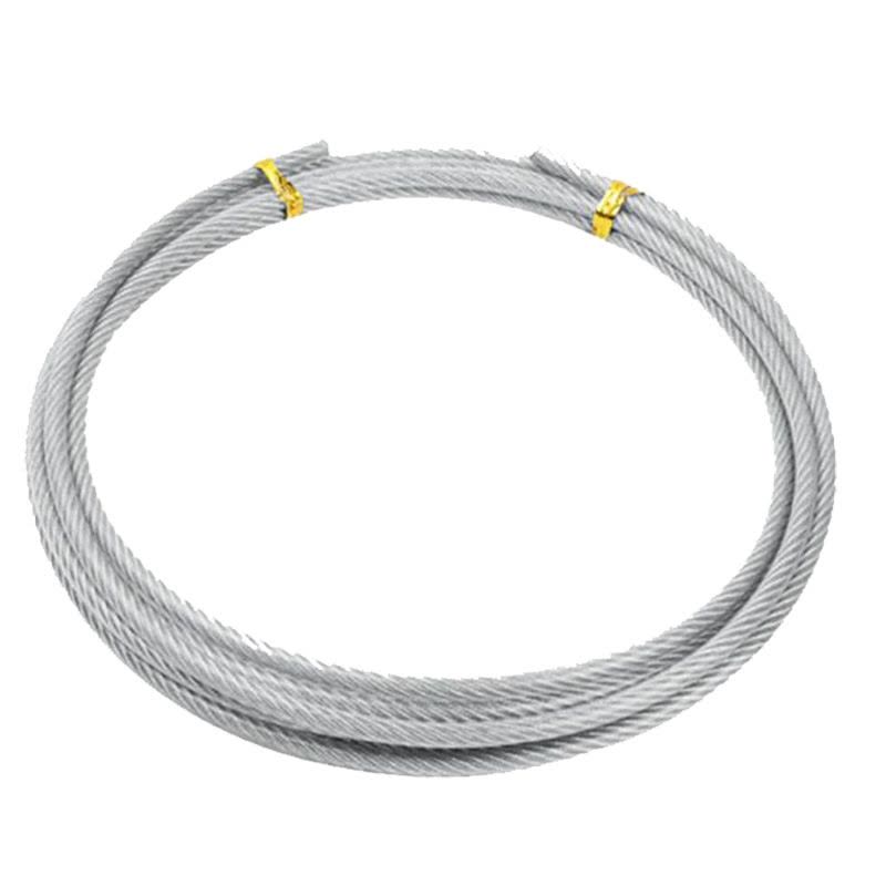 正铎泰 涂塑钢丝绳 包塑镀锌钢丝绳 8mm /米图片