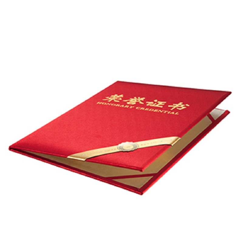 齐心 C5113 绸布面荣誉证书12K 红 10本/包(单位:包)-