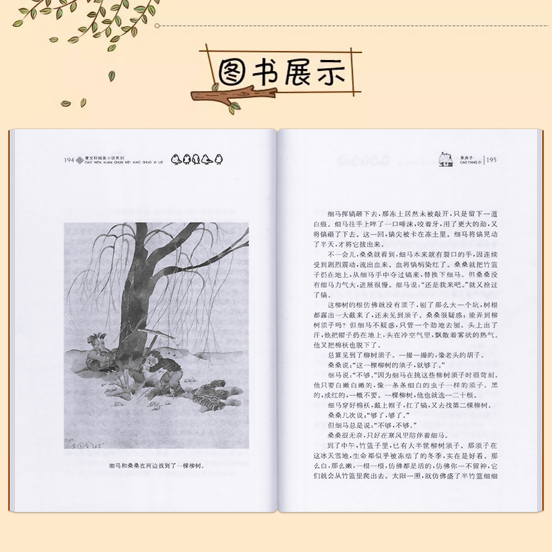 草房子 [正版]草房子曹文轩原著适合三四五六七年级人教小学生初中生阅读课外阅读纯美小说中国儿童文学名家经典书籍书系完整版高清大图