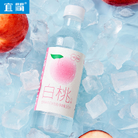 宜简无汽苏打水经典白桃味弱碱性饮料整箱360ml*15瓶