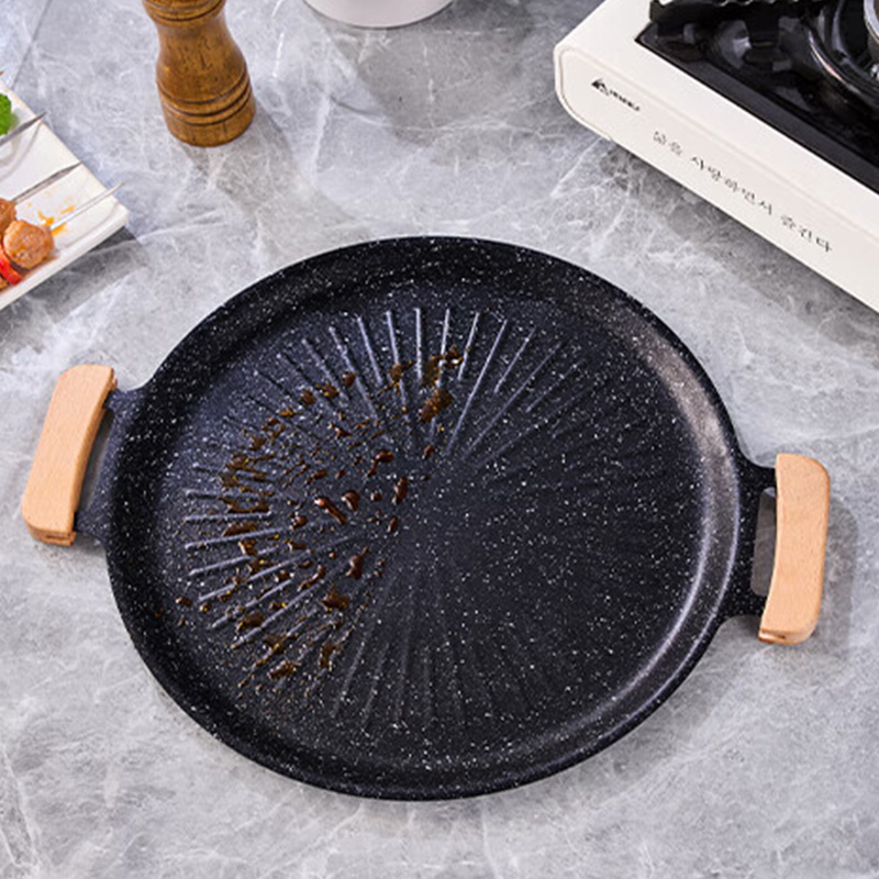 尚烤佳煎烤盘28cm外高内低均匀导热光滑易清洁宴享款SKJ-442高清大图